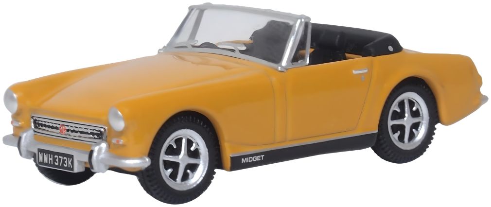 MG Midget Mk3 Bronze Yellow - 1:76 Scale Diecast Model Car