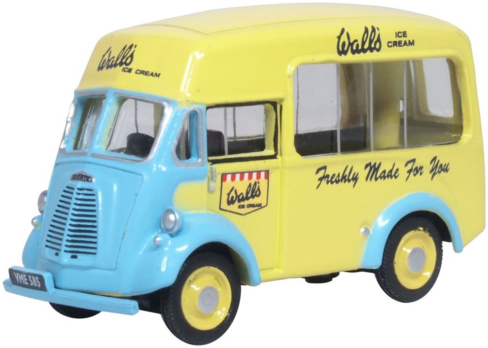 Morris J Ice Cream Van Walls Ice Cream 1:76 Scale Diecast Model – Oxford Diecast