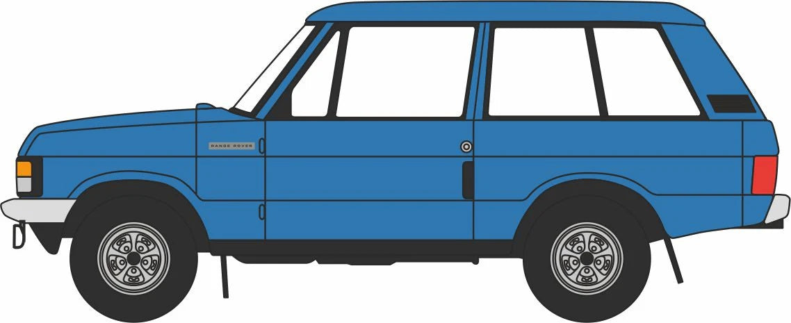 Land Rover Range Rover Classic Tuscan Blue 1:76 Scale Diecast Car – Oxford Diecast