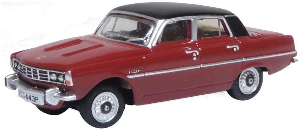 Rover P6 Brigade Red 1:76 Scale Diecast Car – Oxford Diecast