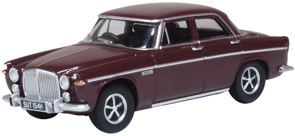 Rover P5B Bordeaux Red 1:76 Scale Diecast Car – Oxford Diecast