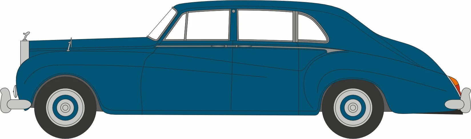 Rolls Royce Phantom 5 Windsor Blue 1:76 Scale Diecast Car – Oxford Diecast