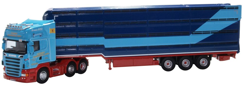 Scania George Anderson and Son Houghton Parkhouse Professional Livestock transport 1:76 Scale Diecast Model Truck – Oxford Diecast