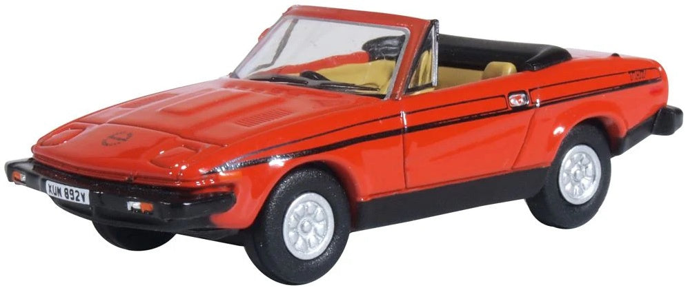 Triumph TR7 Vermillion Red 1:76 Scale Diecast Car – Oxford Diecast