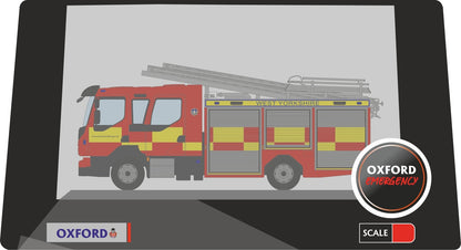 Volvo FL Emergency One Pump Ladder West Yorkshire 1:76 Scale Diecast Fire Engine – Oxford Diecast