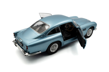Aston Martin DB5 1964 Light Metallic Blue 1:18 Scale Solido Diecast Model