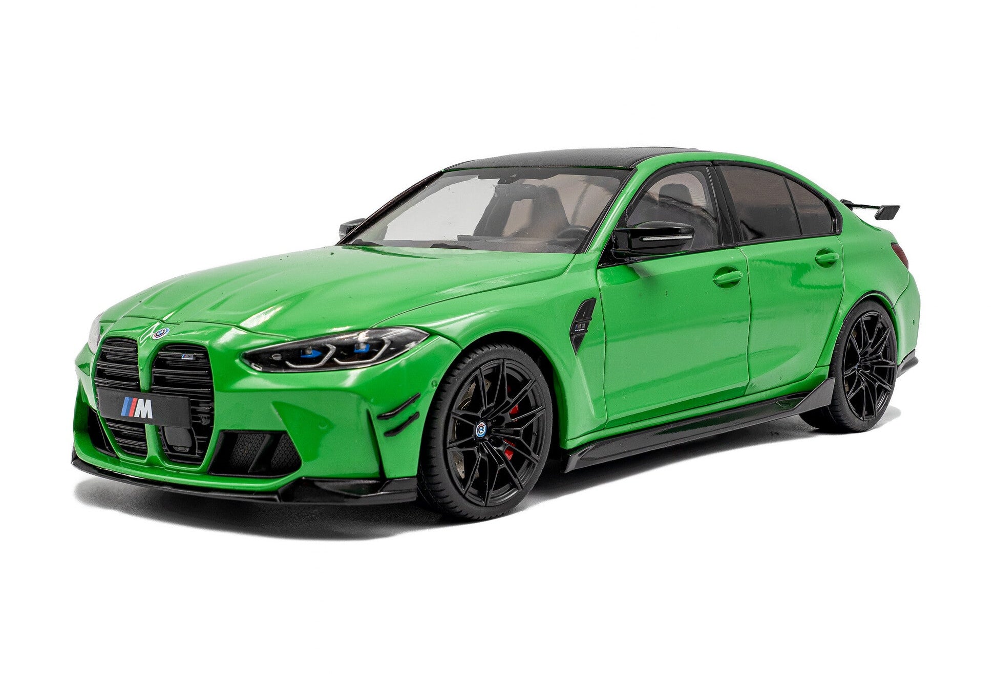 BMW M3 (G80) Performance Parts Signal Green Uni 2024 1:18 Scale Solido Diecast Model Car