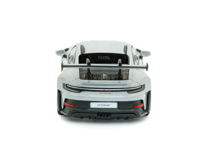 Porsche 911 (992) GT3 RS 2023 Ice Grey Metallic w/Pyro Red accents 1:43 Scale Model Car