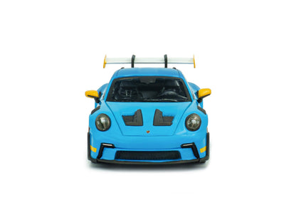 Porsche 911 (992) GT3 RS Tribute 24H Daytona 2003 Riviera Blue 1:43 Scale Solido Diecast Model Car