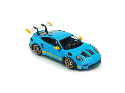 Porsche 911 (992) GT3 RS Tribute 24H Daytona 2003 Riviera Blue 1:43 Scale Solido Diecast Model Car
