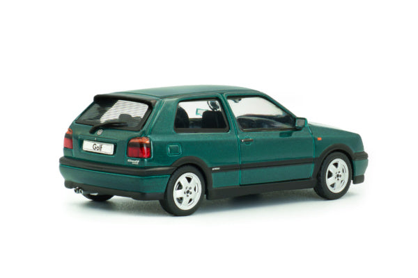 Volkswagen Golf Mk3 VR6 1994 Dragon Green Pearl 1:43 Scale Solido Model Car