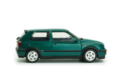 Volkswagen Golf Mk3 VR6 1994 Dragon Green Pearl 1:43 Scale Solido Model Car