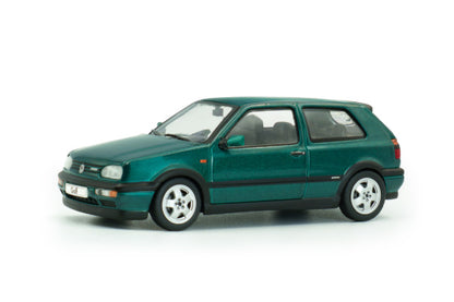 Volkswagen Golf Mk3 VR6 1994 Dragon Green Pearl 1:43 Scale Solido Model Car