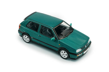 Volkswagen Golf Mk3 VR6 1994 Dragon Green Pearl 1:43 Scale Solido Model Car