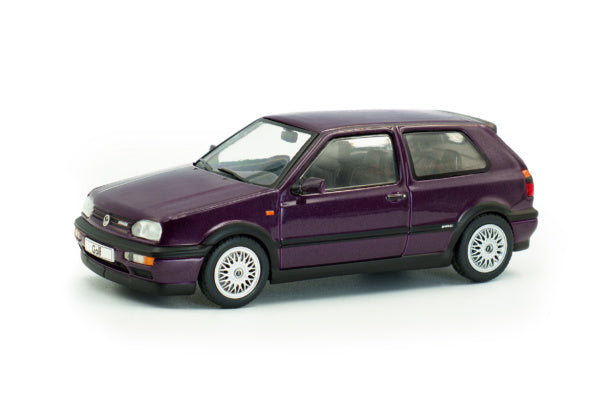 Volkswagen Golf Mk3 VR6 1994 Dusty Mauve Pearl 1:43 Scale Solido Diecast Model Car