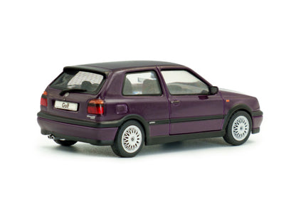 Volkswagen Golf Mk3 VR6 1994 Dusty Mauve Pearl 1:43 Scale Solido Diecast Model Car