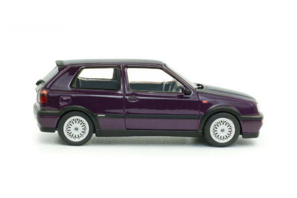 Volkswagen Golf Mk3 VR6 1994 Dusty Mauve Pearl 1:43 Scale Solido Diecast Model Car