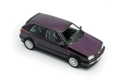 Volkswagen Golf Mk3 VR6 1994 Dusty Mauve Pearl 1:43 Scale Solido Diecast Model Car