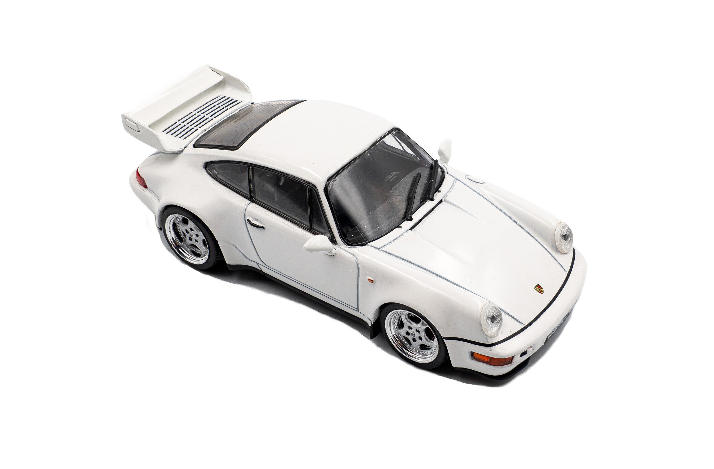 Porsche 911 (964) RS 3.8 1994 Grand Prix White 1:43 Scale Solido Diecast Model Car