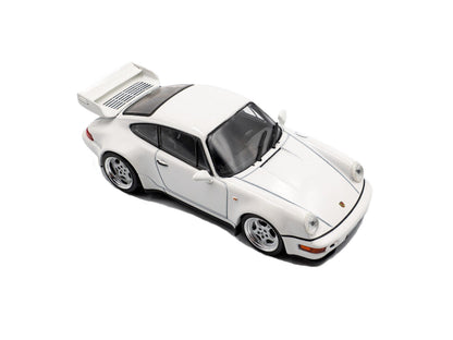 Porsche 911 (964) RS 3.8 1994 Grand Prix White 1:43 Scale Solido Diecast Model Car