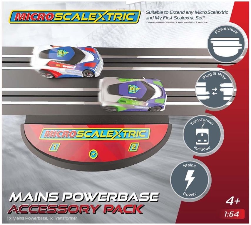 Micro Scalextric Mains Powered Track Piece (UK) 1:64 Scale