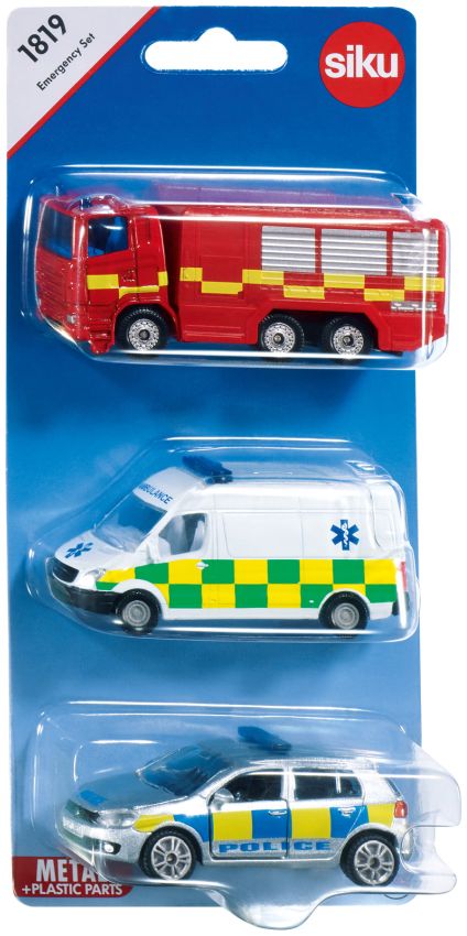 Emergency Vehicles Set 1:87 Scale Siku