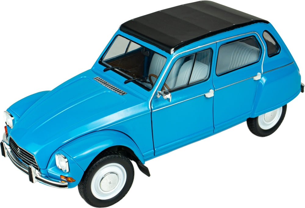 Citroen Dyane 6 Bleu Lagune 1974 1:18 Scale Diecast Car – Solido