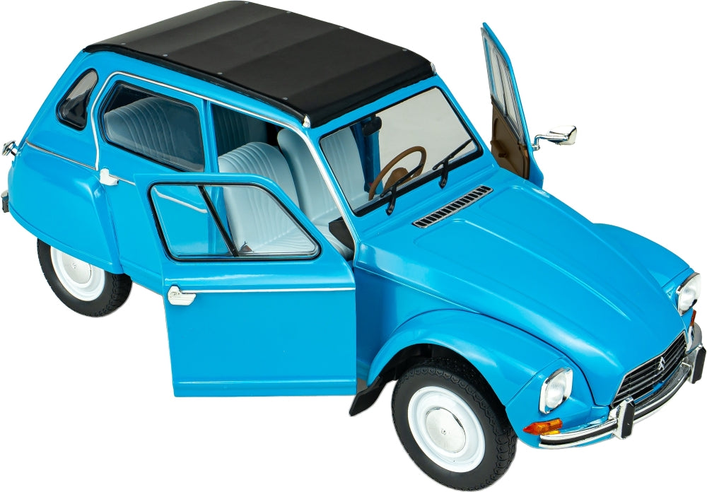 Citroen Dyane 6 Bleu Lagune 1974 1:18 Scale Diecast Car – Solido