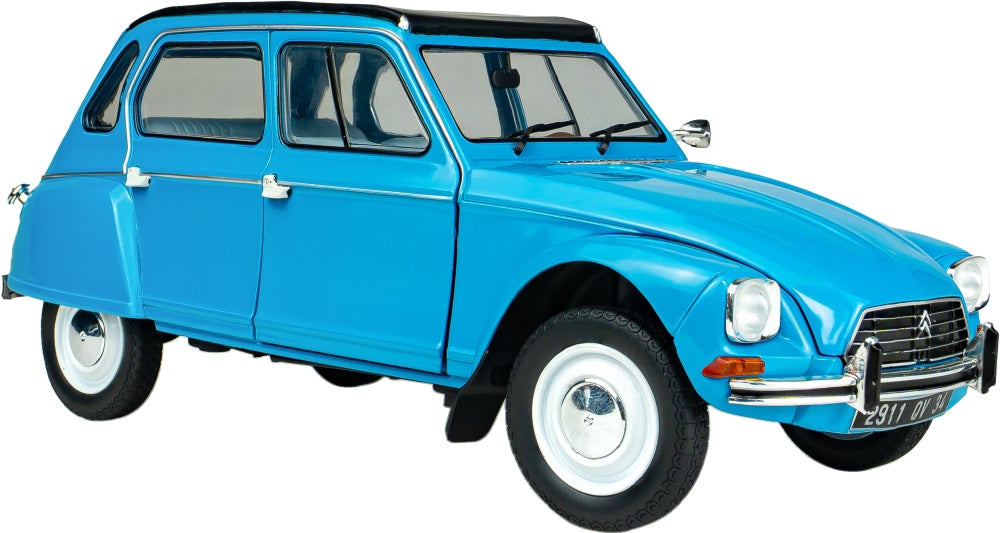 Citroen Dyane 6 Bleu Lagune 1974 1:18 Scale Diecast Car – Solido