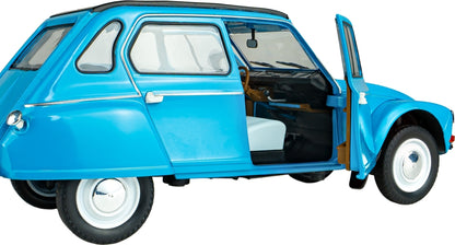 Citroen Dyane 6 Bleu Lagune 1974 1:18 Scale Diecast Car – Solido
