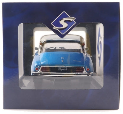 Citroen D Special Blue Delta 1972 1:18 Scale Diecast Model Car – Solido