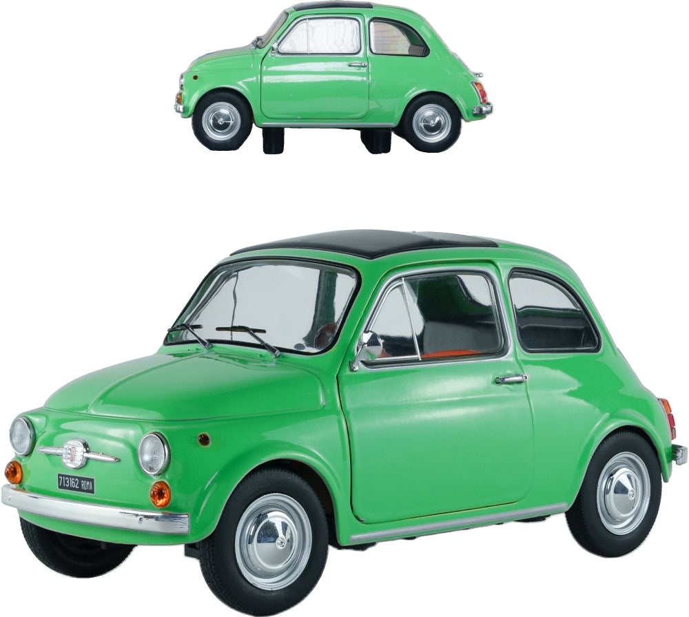 Fiat 500 Deep Green 1960 1:18 Scale Diecast Car – Solido