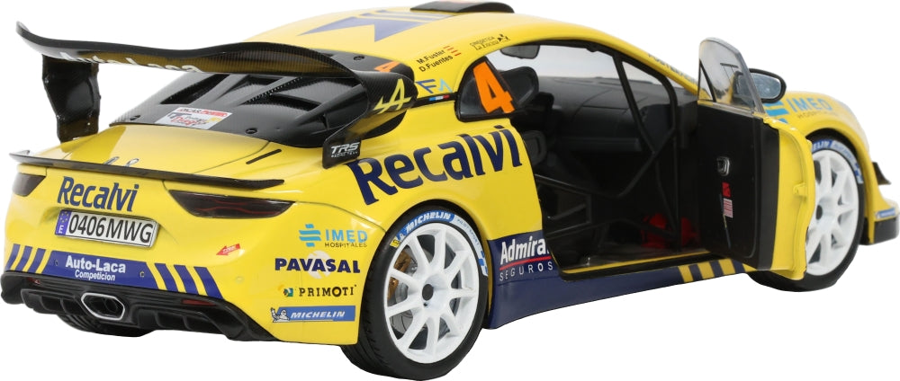 Alpine A110 RGT+ #4 Rallye Du Mont Blanc 2025 Fuster/Fuentes 1:18 Scale Diecast Car – Solido