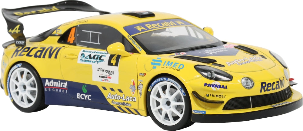 Alpine A110 RGT+ #4 Rallye Du Mont Blanc 2025 Fuster/Fuentes 1:18 Scale Diecast Car – Solido