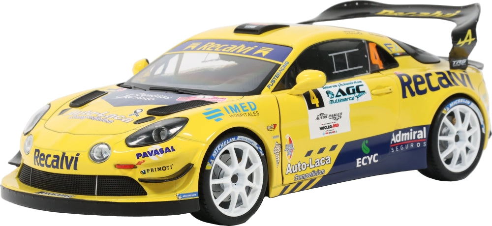 Alpine A110 RGT+ #4 Rallye Du Mont Blanc 2025 Fuster/Fuentes 1:18 Scale Diecast Car – Solido