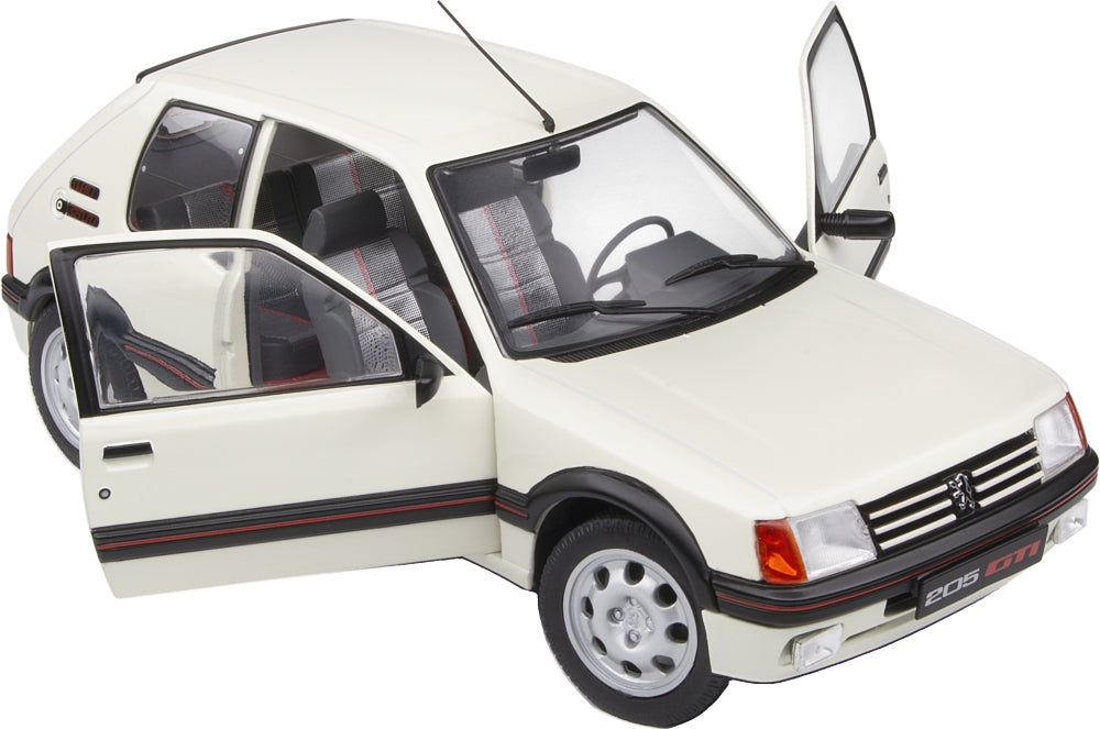 Peugeot 205 MK.1 GTI 1.9 Blanc Meije 1988 1:18 Scale Diecast Car – Solido