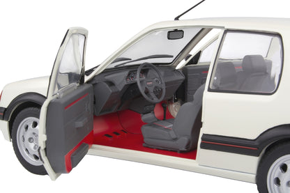 Peugeot 205 MK.1 GTI 1.9 Blanc Meije 1988 1:18 Scale Diecast Car – Solido