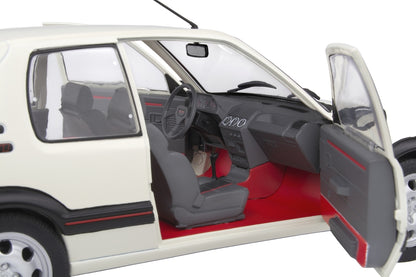 Peugeot 205 MK.1 GTI 1.9 Blanc Meije 1988 1:18 Scale Diecast Car – Solido