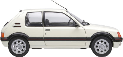 Peugeot 205 MK.1 GTI 1.9 Blanc Meije 1988 1:18 Scale Diecast Car – Solido