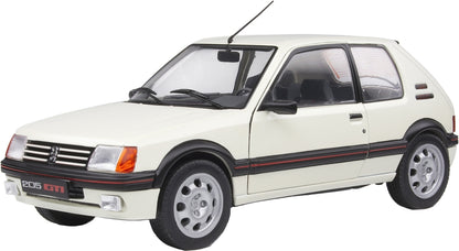 Peugeot 205 MK.1 GTI 1.9 Blanc Meije 1988 1:18 Scale Diecast Car – Solido