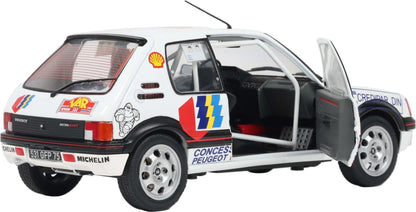Peugeot 205 GTi GR.N #144 Rallye Du Var 1987 F. Delecour 1:18 Scale Diecast Car – Solido