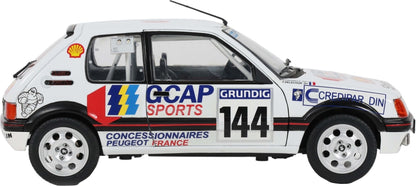 Peugeot 205 GTi GR.N #144 Rallye Du Var 1987 F. Delecour 1:18 Scale Diecast Car – Solido