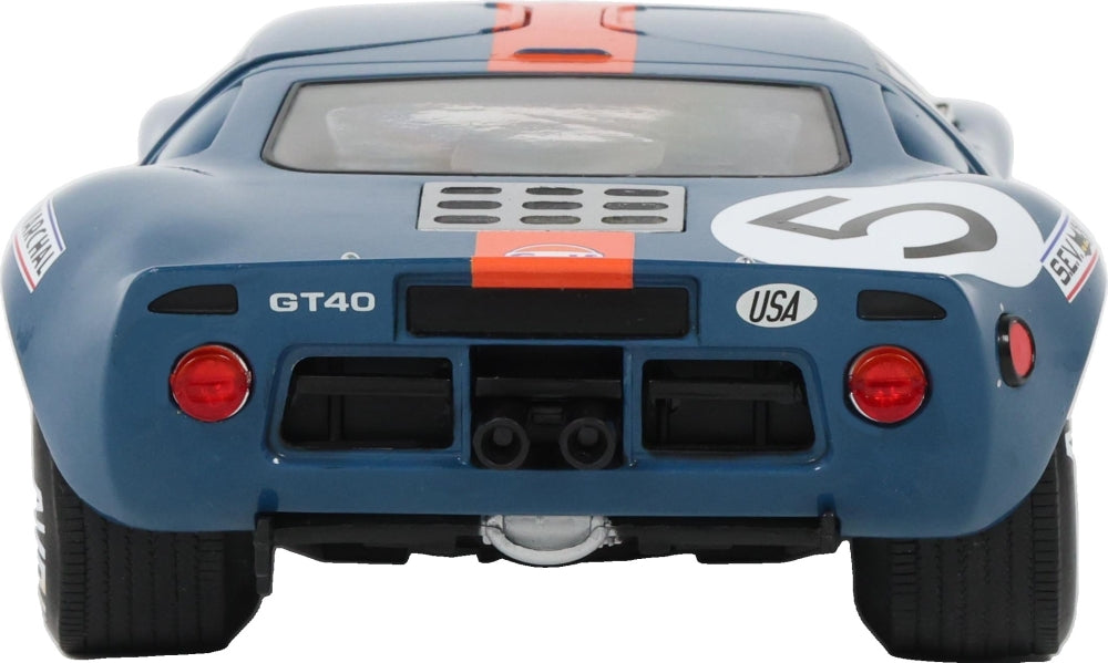 Ford GT40 Mk1 Dark Blue and Orange 1968 1:18 Scale Diecast Car – Solido
