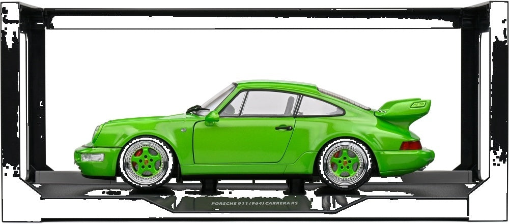 Porsche 911 (964) Carrera 3.8 RS Green Metallic 1990 1:18 Scale Diecast Model Car – Solido