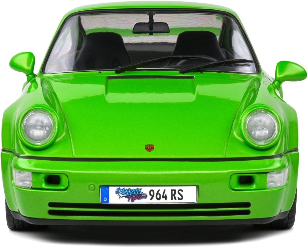 Porsche 911 (964) Carrera 3.8 RS Green Metallic 1990 1:18 Scale Diecast Model Car – Solido