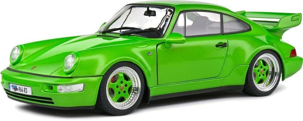 Porsche 911 (964) Carrera 3.8 RS Green Metallic 1990 1:18 Scale Diecast Model Car – Solido