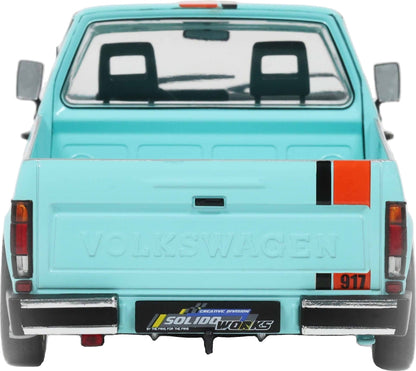 VW Caddy Mk1 Oil Service Blue 1982 1:18 Scale Diecast Pickup – Solido
