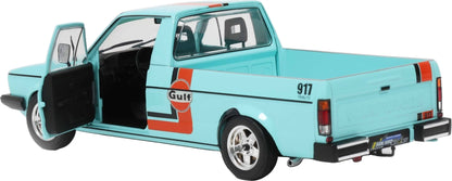 VW Caddy Mk1 Oil Service Blue 1982 1:18 Scale Diecast Pickup – Solido