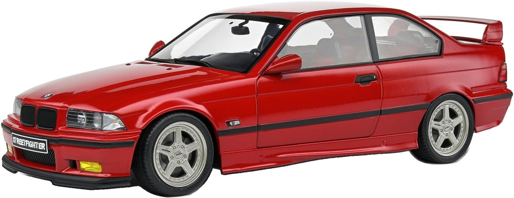 BMW E36 Coupe M3 Streetfighter Imolarot Red 1994 1:18 Scale Diecast Car – Solido