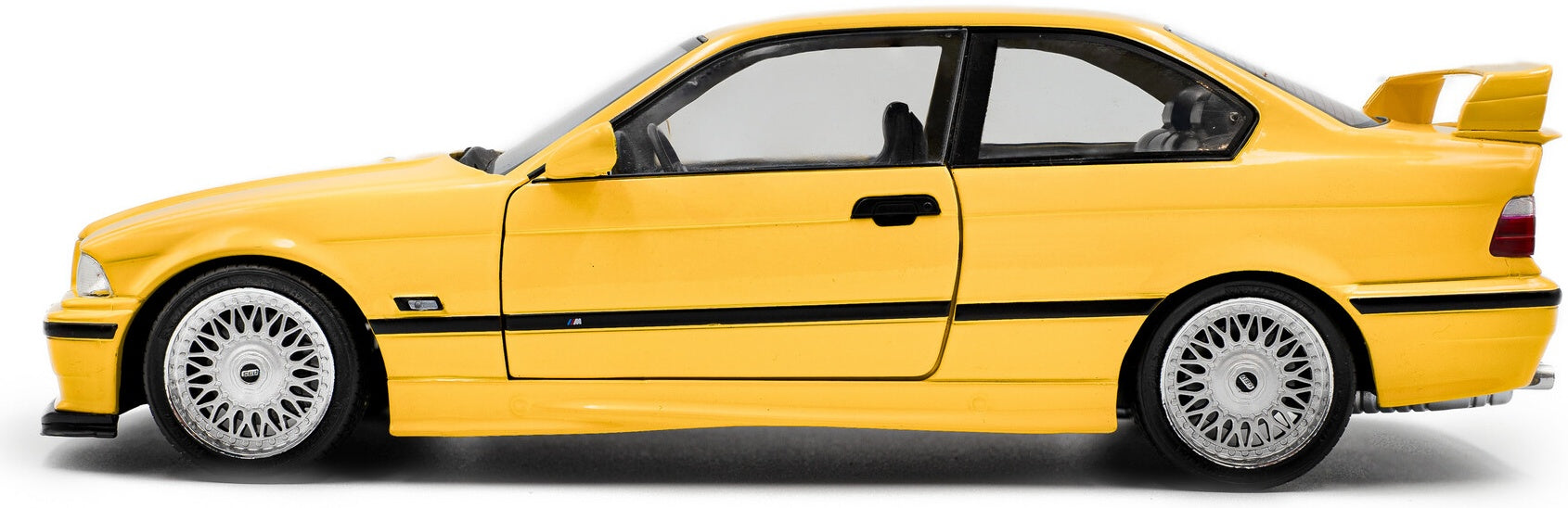 BMW M3 Coupe Solido Works Dakar Yellow 1991 1:18 Scale Diecast Model Car – Solido